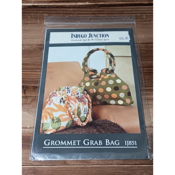 VTG Indygo Junction Grommet Grab Bag Pattern Beach Bag Boho - Picture 2 of 5